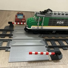 railway barrier railroad train traintrack track byctrldesign railwaybarrier trein spoorwegovergang 3d print model - Mito3D