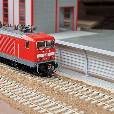 ferrovia rumore barriera 1 87 3d print model - Mito3D