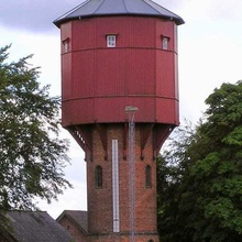 railway water tower - langaa denmark architecture buildings structures train building 3d print model - Mito3D