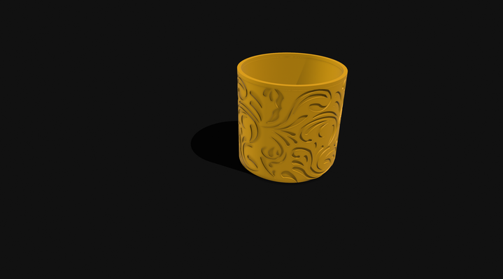 regen muster vase design zuhause haus 3d print model - Mito3D