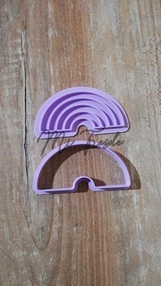 arco iris cortador marcador corte sello 3d print model - Mito3D