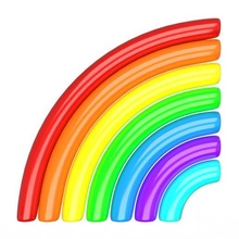 rainbow icon game cartoon game  icon symbol cloud rainbow light thunder sun water rain drop weather 3d print model - Mito3D