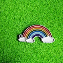 rainbow keychain art key ring 3d print model - Mito3D