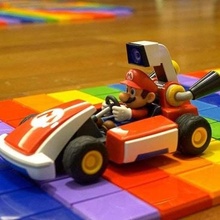 rainbow road snes race track mario kart live tool 3d printing 3d print model - Mito3D