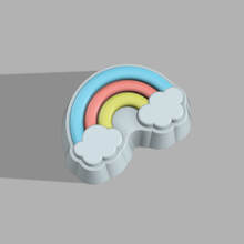 rainbow stl file 3d print model - Mito3D