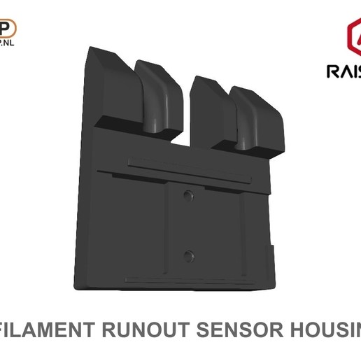raise3d filament runout sensor housing tool 3d printer accessories 3D print model - Mito3D