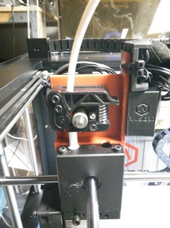 raise3d n2 n2+ mk8 extruder mount - single 3d printer parts 3d print model - Mito3D