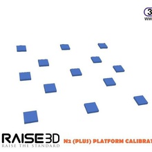 raise3d n2 plus piattaforma di test calibrazione strumento la Stampa 3d prove 3d print model - Mito3D