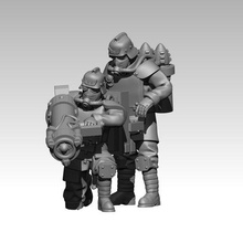 raketenj ger kreig death korps steel legion armageddon ogres ogryn imperial guard wargaming miniatures german super soldier 3d print model - Mito3D