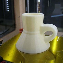raktajino replimat coffee cup klingon replica sketchup startrek ds9 mug prop star trek 3d print model - Mito3D