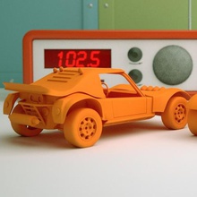 Rallye buggy Modell im Maßstab gadget Auto scalemodel vw Realismus offroad 3d print model - Mito3D