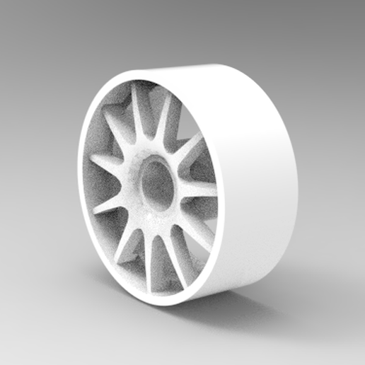 ralli Fincan tekerlek jant oyuncaklar yarış 3D print model - Mito3D