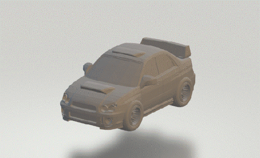 ralli Subaru empreza 3d print model - Mito3D