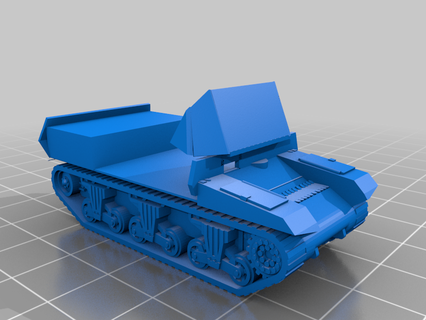 ram gun motor carriage 90mm aa prototipe canadian army gmc prototipt sgm 3d printing 3d print model - Mito3D