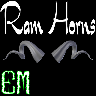 ram horns horn accesseries cosplay props decor 3d print model - Mito3D