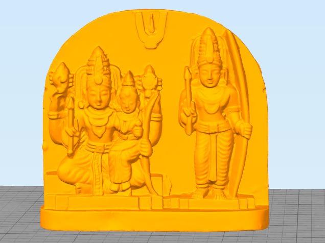 ram murty lord sri rama god statue 3D print model - Mito3D