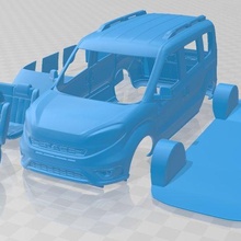 RAM promaster ville wagon slt l1 2019 imprimable van Jeu fente scalextric rc miniz loisir micro 3d print model - Mito3D