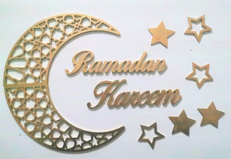 Ramazan kareem dekorasyon Müslüman partiler dini din Sanat ev 3d print model - Mito3D