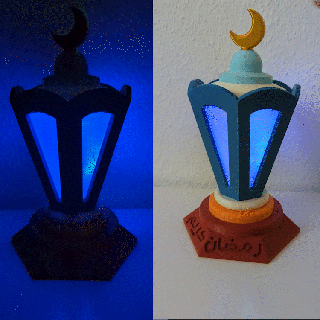 Ramadán LED fanoos xl islam musulmán rápido 3d print model - Mito3D