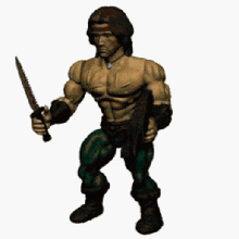 rambo motu Rambo heman he Meister Universum mattel schlau Sylvester Stallone Blut 3d print model - Mito3D
