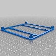 rambo adattatore rampe montaggio buchi 3d_printer_accessories 3d print model - Mito3D