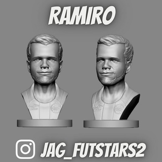 Ramiro Fußball Büste Gilde Logo Spiel Futbol Futebol fussball Jugend Korinther cruzeiro 3d print model - Mito3D