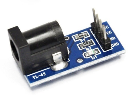 ramjetx dc jack pin module case arduino enclosure shell electronics 3d print model - Mito3D