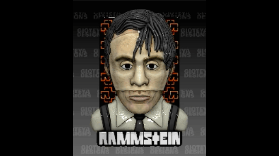 Rammstein du rápido Lindemann música Rocha metal Alemanha fracasso estatueta 3d print model - Mito3D