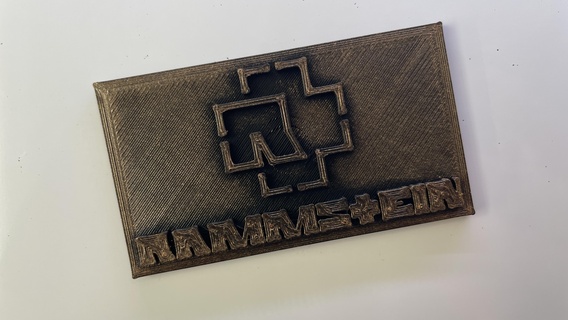 Rammstein Kühlschrank Magnet 3d print model - Mito3D