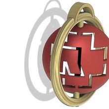rammstein portachiavi gioielleria logo chiave collana orecchini gioco canzone musica 3d print model - Mito3D