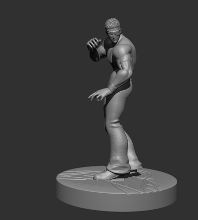 ramon jogos rei of lutadores 3d print model - Mito3D