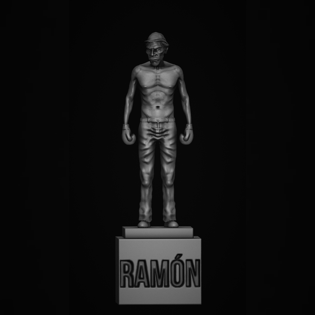 ramon Boxer arte fan donramon ramonvaldez seumadruga chavodelocho chavodel8 chaves chespirito boxe 3D print model - Mito3D