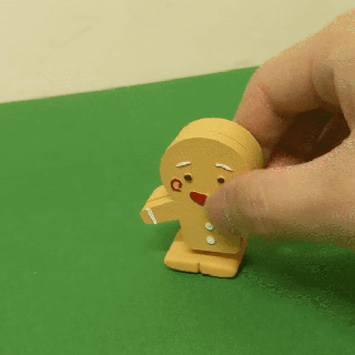 rampa yürüteç christmas zencefilli çörek adam oyun Yerçekimi self propelled oyuncaklar taşınabilir merdivenler eğim Noel x 39 mas oyuncak 3d print model - Mito3D