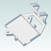 rampalar 1x arduino montaj plakası 60 mm entegre fan monte edin gadget reprap seksi eğrileri yazıcı hareket kontrol 3d soğutma 3d print model - Mito3D