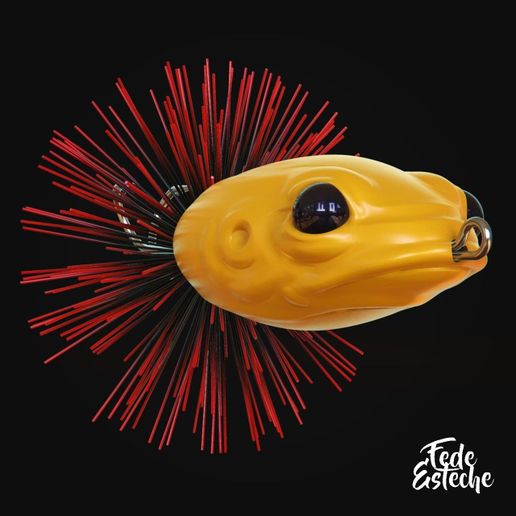 rana tararira pesca baitcast lure señuelo 3D print model - Mito3D