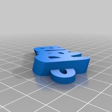 rana personalizzato Portachiavi 3d print model - Mito3D