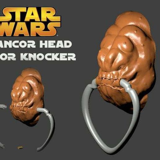 rancor door knocker star wars household_supplies 3D print model - Mito3D