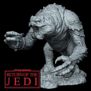 rencor regreso Jedi 3d imprimible estrella guerras criatura monstruo sci fi impresión 3d print model - Mito3D
