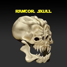 rancoeur crâne art étoiles les guerres le 3d print model - Mito3D