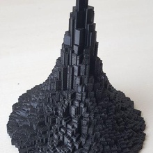 random babel tower art math 3d print model - Mito3D