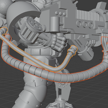 random cables plasma cannon 3d print model - Mito3D