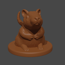 randy rat art creatures sculpture sculpt mouse miniature figure dnd animal 3d print model - Mito3D