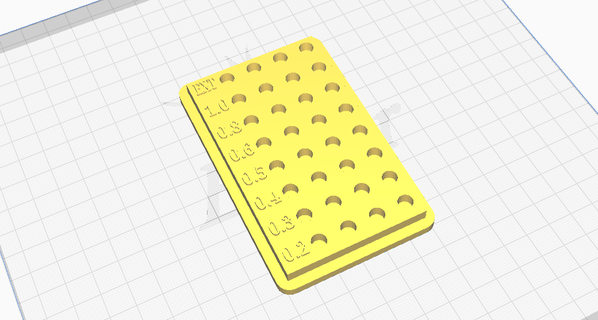 gamma ugelli utensili utile ugello estrusore organizzatore 3d print model - Mito3D