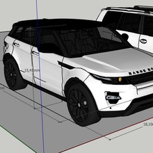 range over architecture car stopover 3d print model - Mito3D