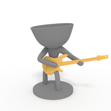 range planteras home plantera band guitar lowly battery storey humour characters 3d print model - Mito3D