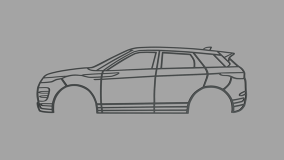 gamme vagabond évoque silhouette mur terre allemand voiture sports classique jouet décoration 3d print model - Mito3D