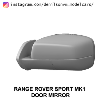 range rover sport mk1 door mirror 1 24 25 retrovisor side evoque 3d print model - Mito3D
