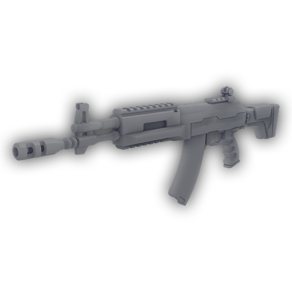 ranger agression fusil 3D print model - Mito3D