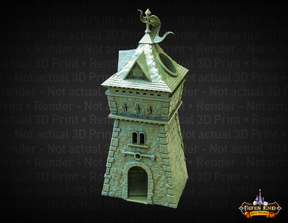 ranger dado Torre supporto gratuito rpg support free roll supports dnd destino dice tower fatesend fates end role playing game 3d print model - Mito3D