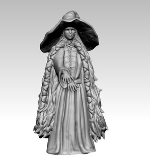 ranni witch ranni ranni witch elden ring figure elden ring fantasy witch dark souls  3d print model - Mito3D